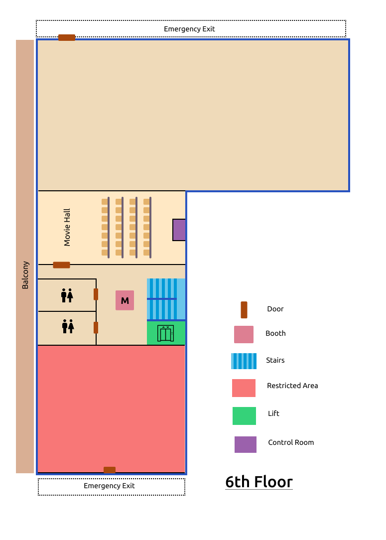 6th Floor Map